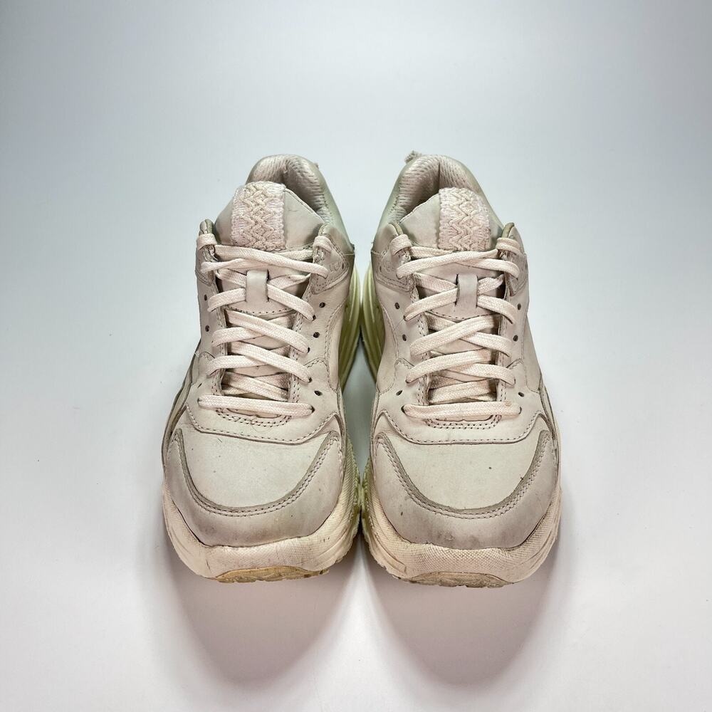 UGG CA805 X Lace Low Chunky Gray Leather Casual Daily Shoes Size Youth 6-Women 7 - Picture 6 of 10